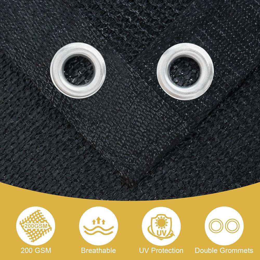 Shade&Beyond 90% Sun Shade Cloth with Grommets, 8' X 10' Pergola ...