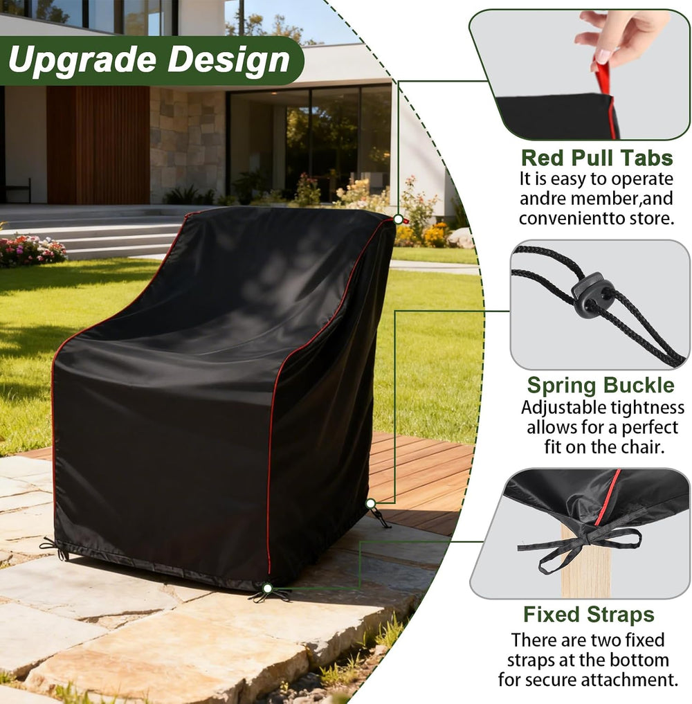 Patio Chair Cover,Outdoor Chair Cover, Waterproof, UV Resistant Outdoor Patio...