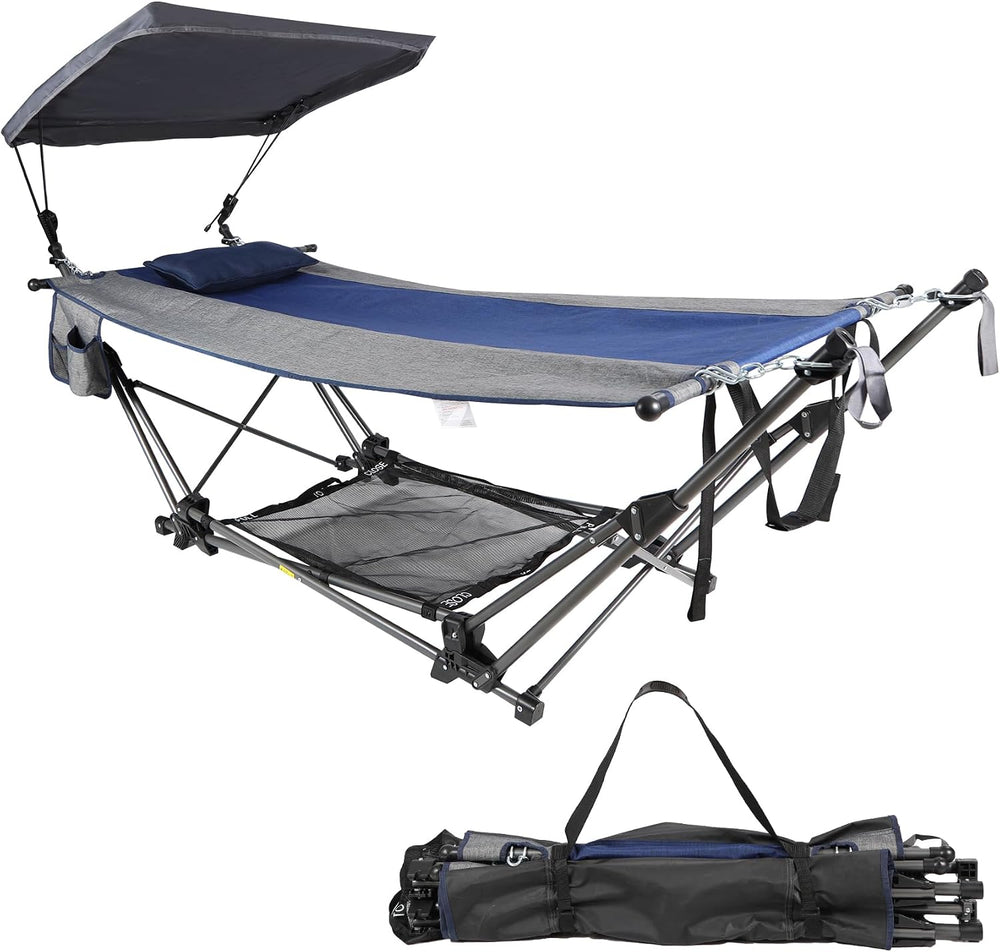RedSwing Camping Hammock with Stand, Portable Hammock with Removable Canopy