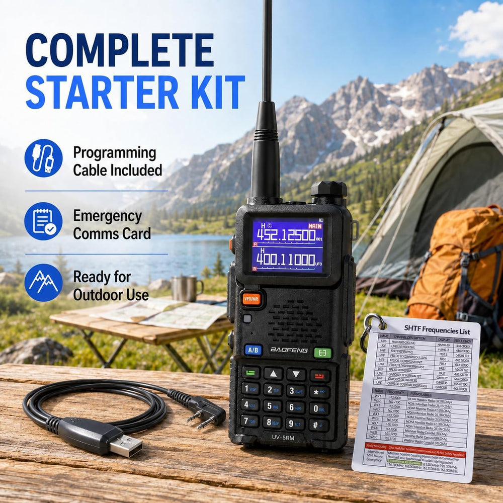 BAOFENG Radio UV-5RM 10W Ham Radio Handheld,UV5R Long Range Walkie Talkie