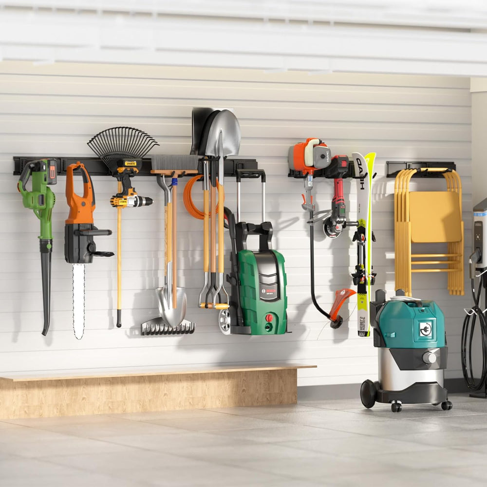 64 Inches Garage Storage, UUP Garage Organization Wall Mount Garden Tool Orga...