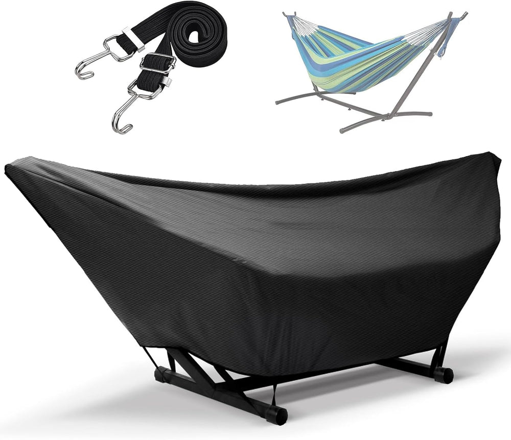 Hammock Cover Waterproof,10-15FT Outdoor Hammock Covers with Elastic Ropes,Ad...