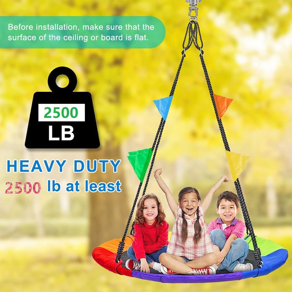 2 Antirust Swing Hanger Heavy Duty 360°+180°Rotation 1500LB Capacity Wood Pla...