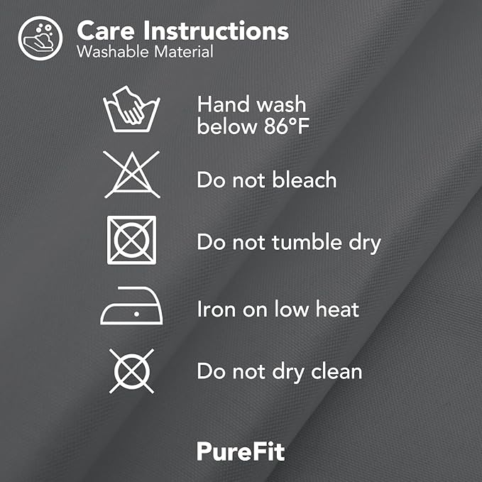 PureFit Outdoor Curtains for Patio Waterproof Weatherproof, UV Resistant Outs...