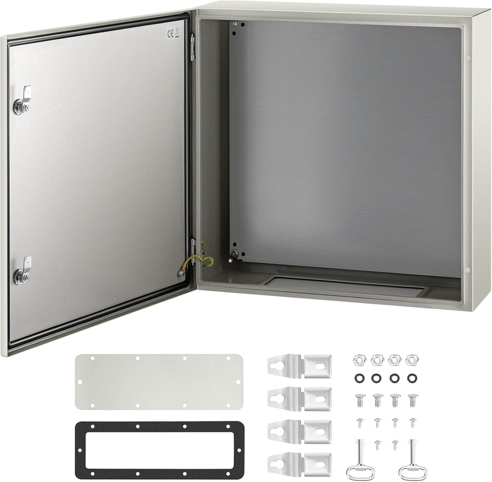 VEVOR NEMA Steel Enclosure, 24 x 24 x 8'' NEMA 4X Steel Electrical Bo...