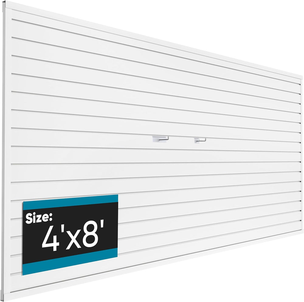 Slat Wall Paneling 4x8 Ft, Slatwall Garage Organizer Storage System