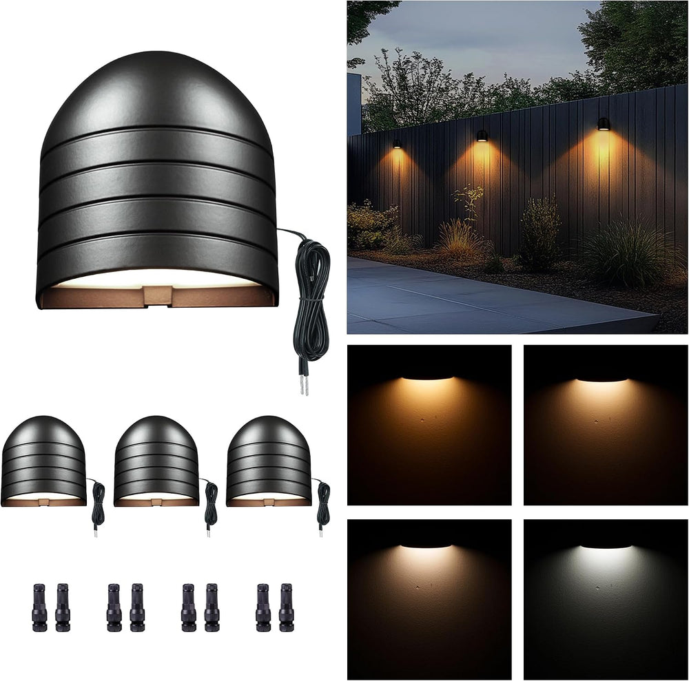 Low Voltage Landscape Deck Lights - 12V Step Lights LED Outdoor, Warm White &...