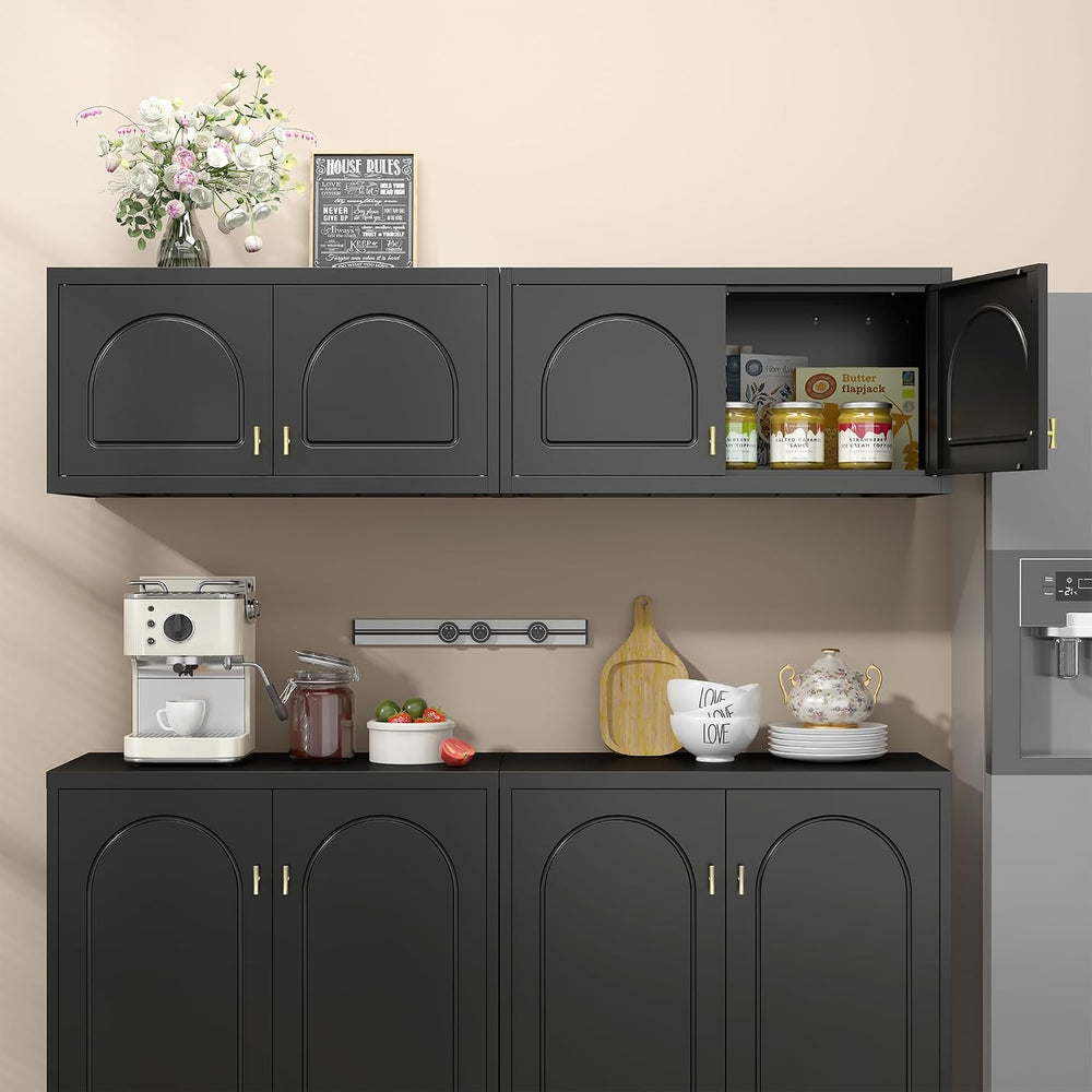 Metal Wall Cabinet,Upper Cabinet for Large Storage Cabinet