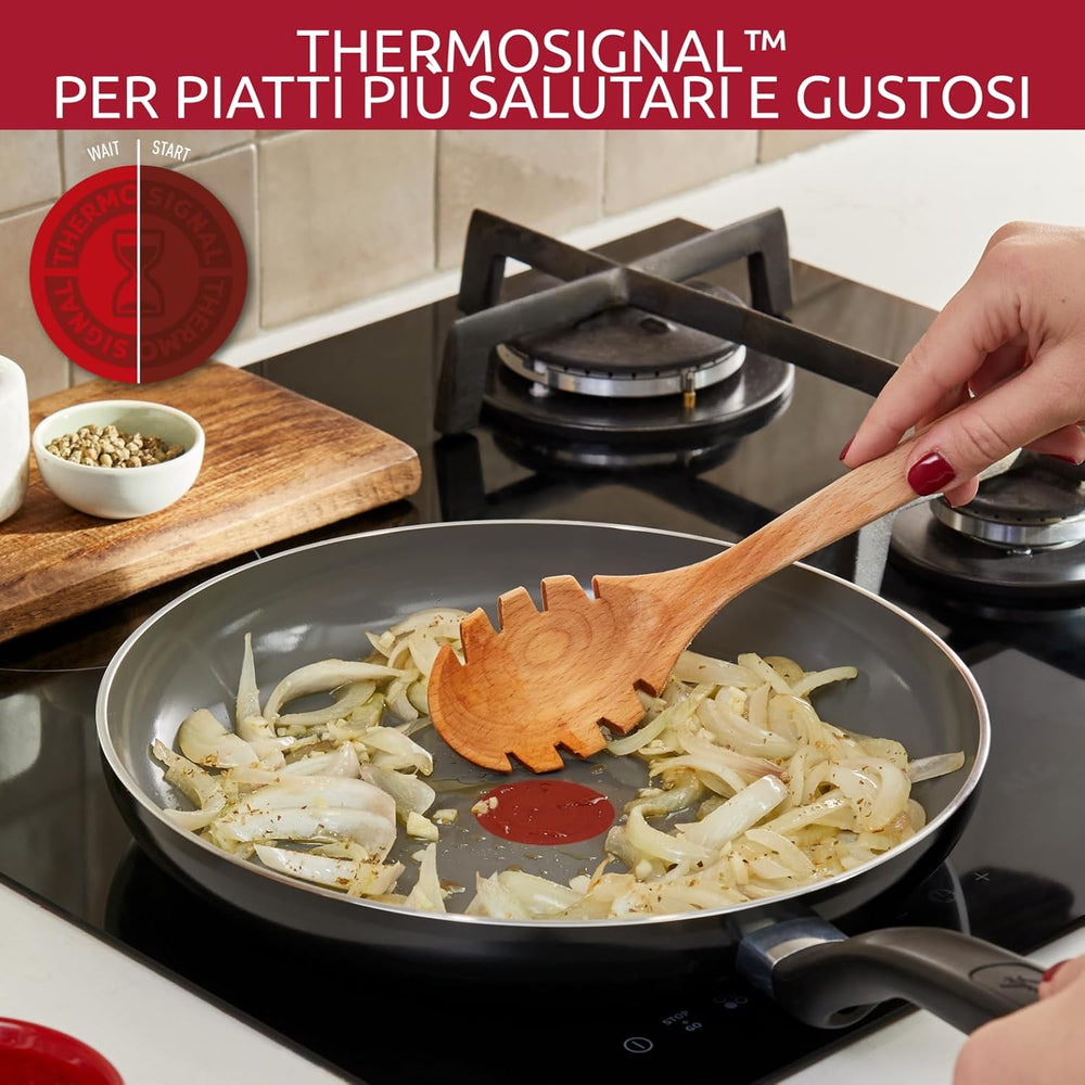 Lagostina Wok Drop 28 cm, Non-Stick Ceramic Coating, Optimal Smoothness, Easy...