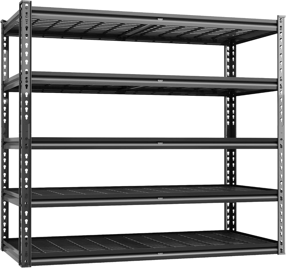Heavy Duty Garage Storage Shelving, 5-Tier Adjustable Metal Shelving Unit, 30...