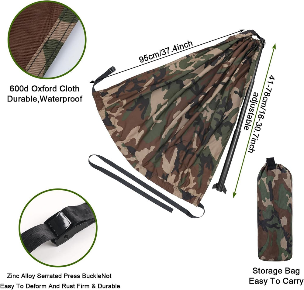 Camo Tree Chair Hammock Seat Hunting Chair Portable and Light Weight Camping ...