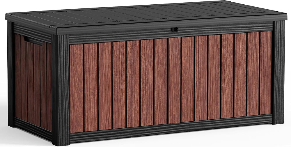 Outdoor Storage Deck Box (290 Gal Gen2) UV-Resistant w/ Gas Struts