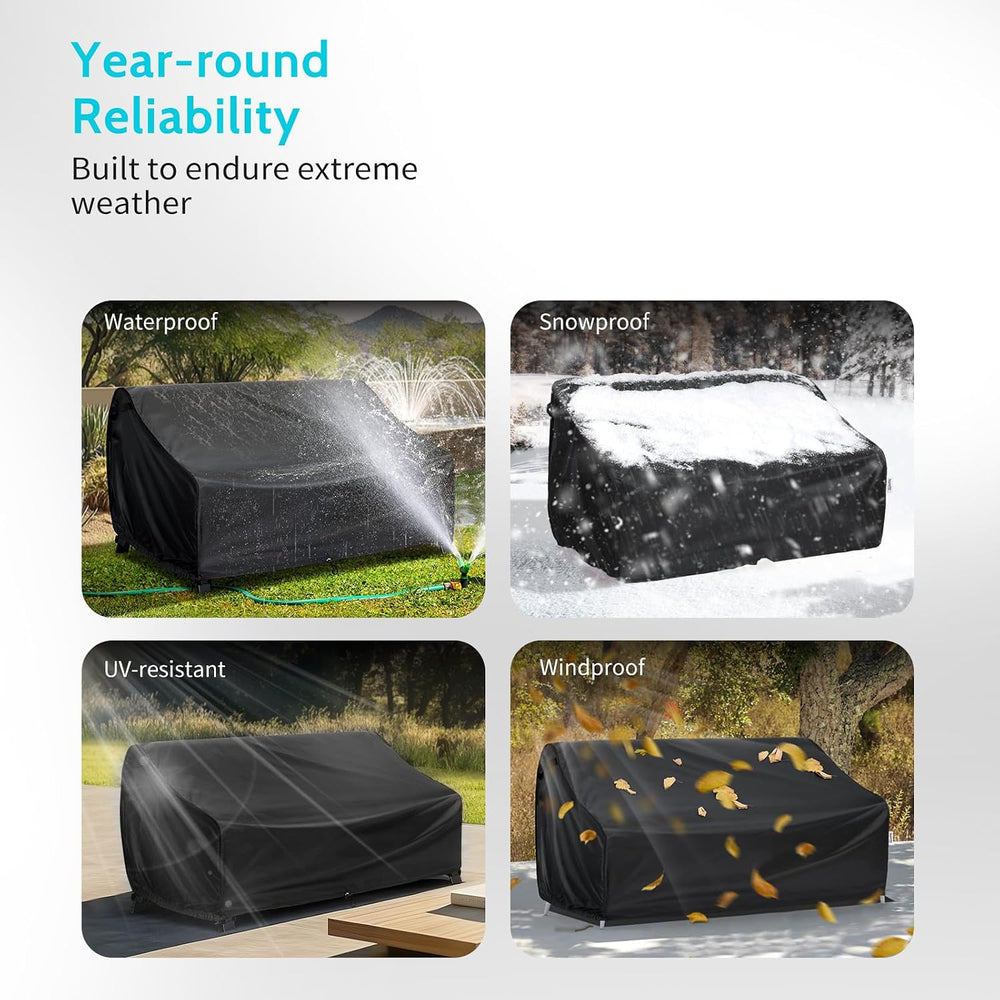 Patio Furniture Sofa Couch Cover Waterproof, Fit 78x35x35 inch