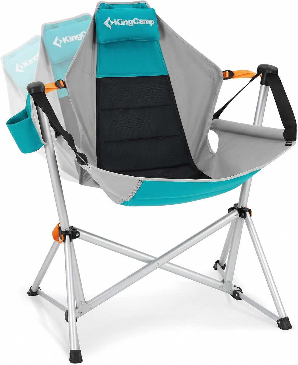 KingCamp Hammock Camping Chair, 10.3lbs Aluminum Lightweight Swing Chairs