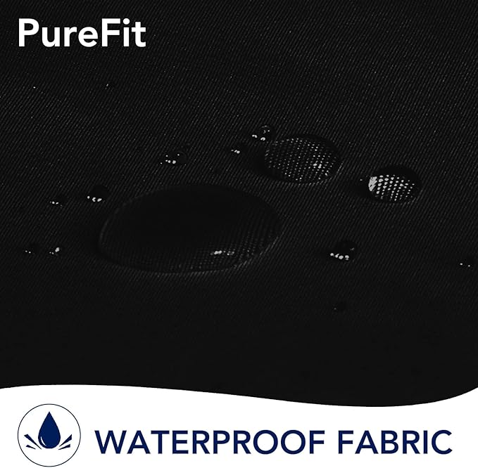 PureFit Outdoor Curtains for Patio Waterproof Weatherproof, UV Resistant Outs...