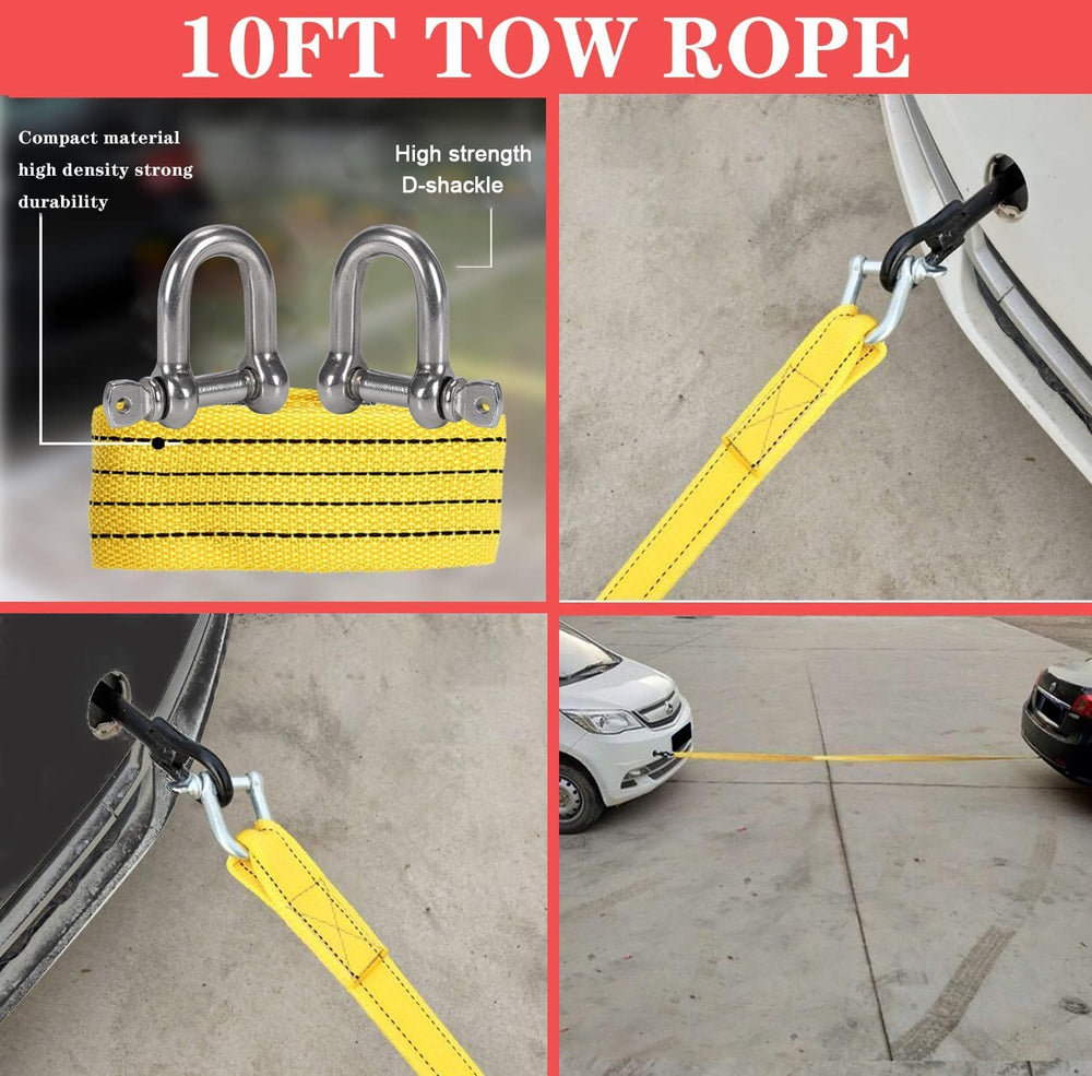 Roadside Emergency Car Kit,with Jumper Cables Roadside Kit Car Safety Kits