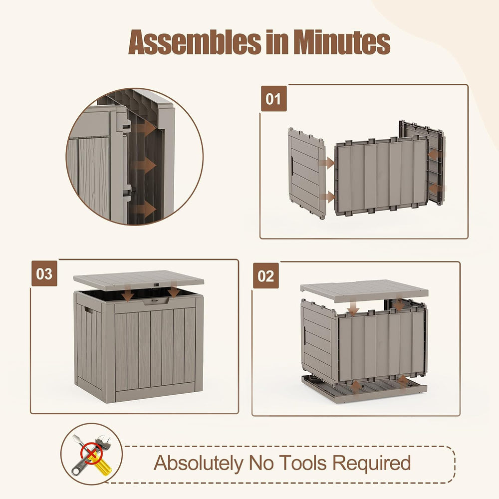 Package Delivery Boxes for Outside, 40 Gallon Outdoor Storage Box