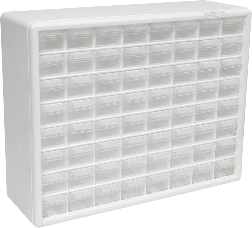 Akro-Mils 64-Drawer Plastic Drawer Storage Cabinet for Garage Organization, B...