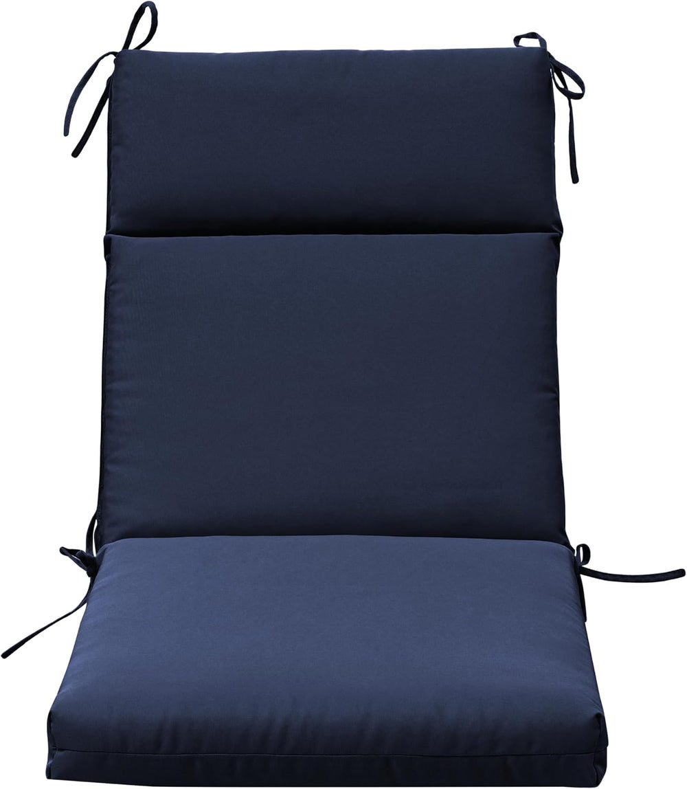QILLOWAY High Back Outdoor Dining Chair Cushions Set of 4, Weather Resistant ...