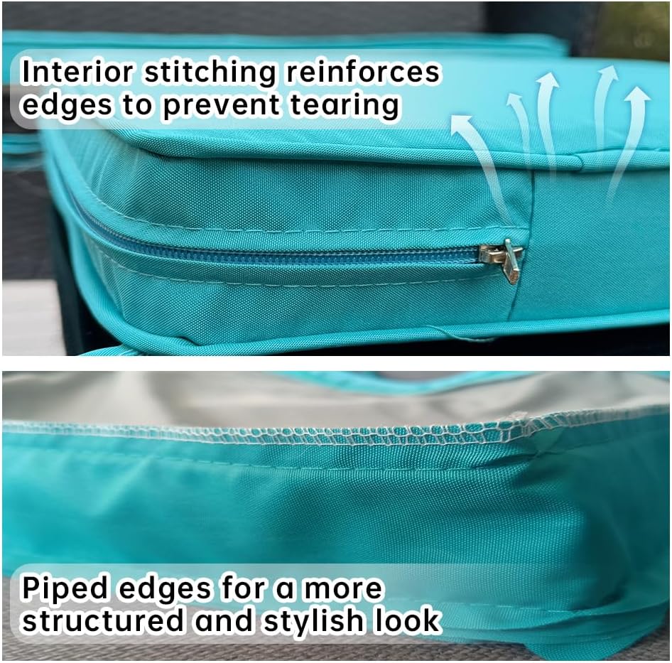 3-Pack Outdoor Patio Furniture Replacement Cushions Set–High-Elastic Sponge C...