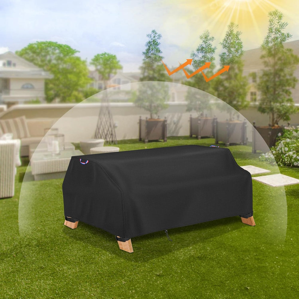 96 Inch Picnic Table Cover for 8 ft Outdoor Picnic Table Bench Set