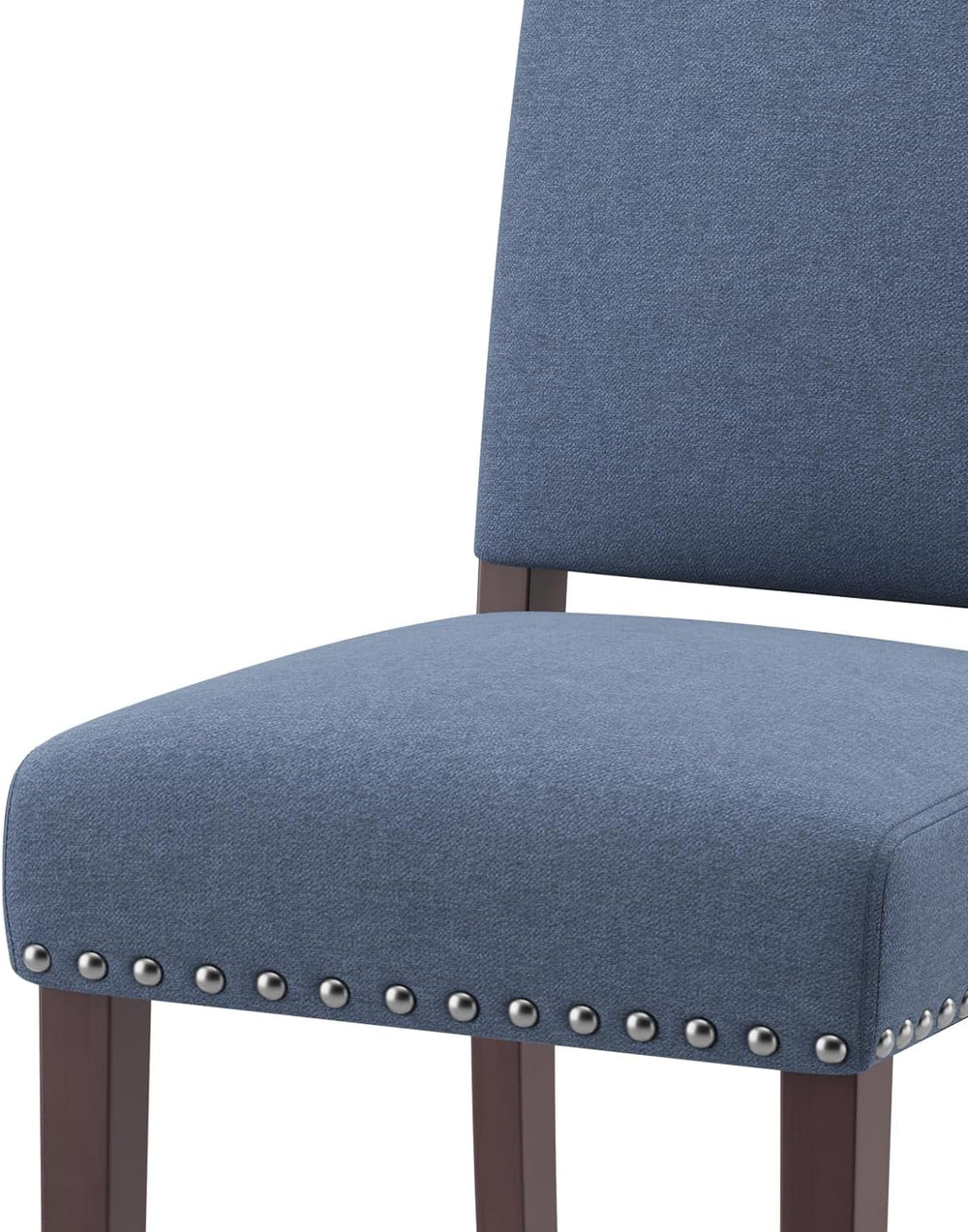Upholstered Dining Chairs Set of 6 with Thickened Seat Cushion