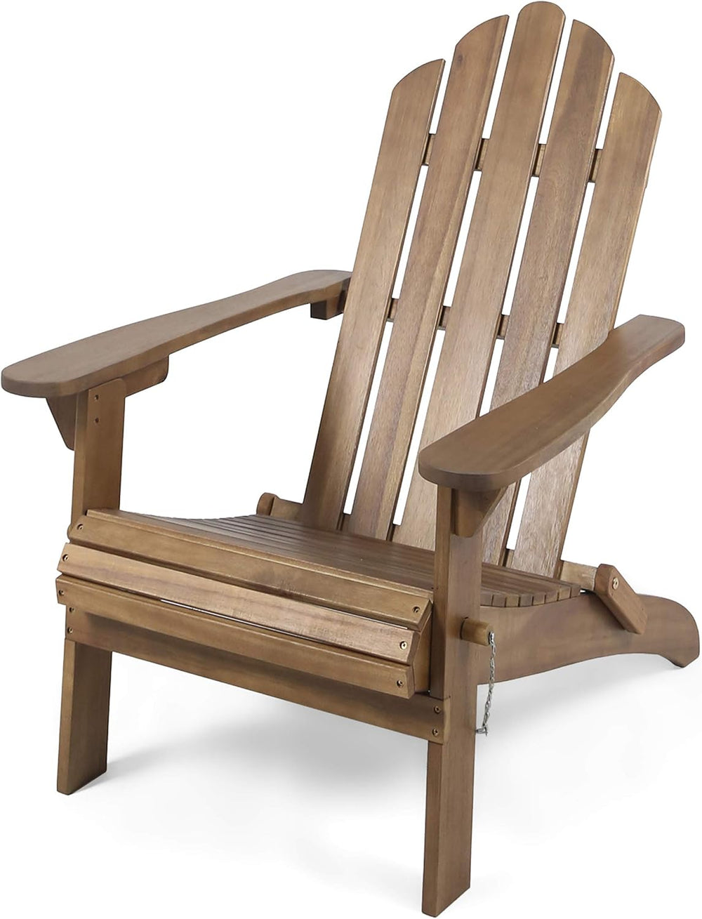 Christopher Knight Home Cara Outdoor Foldable Acacia Wood Adirondack Chair, D...