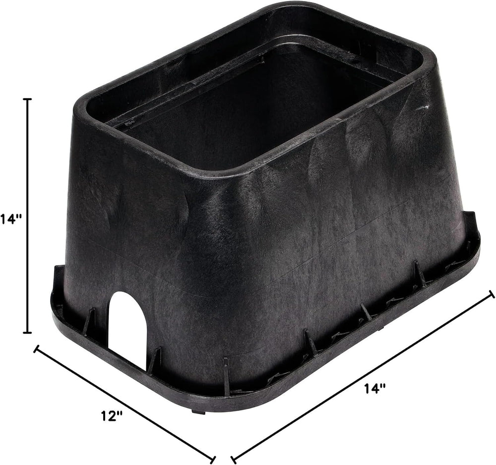 Rectangular Jumbo Valve Box and Cover, 15 in. x 22 in., 12 in. Height, Irriga...