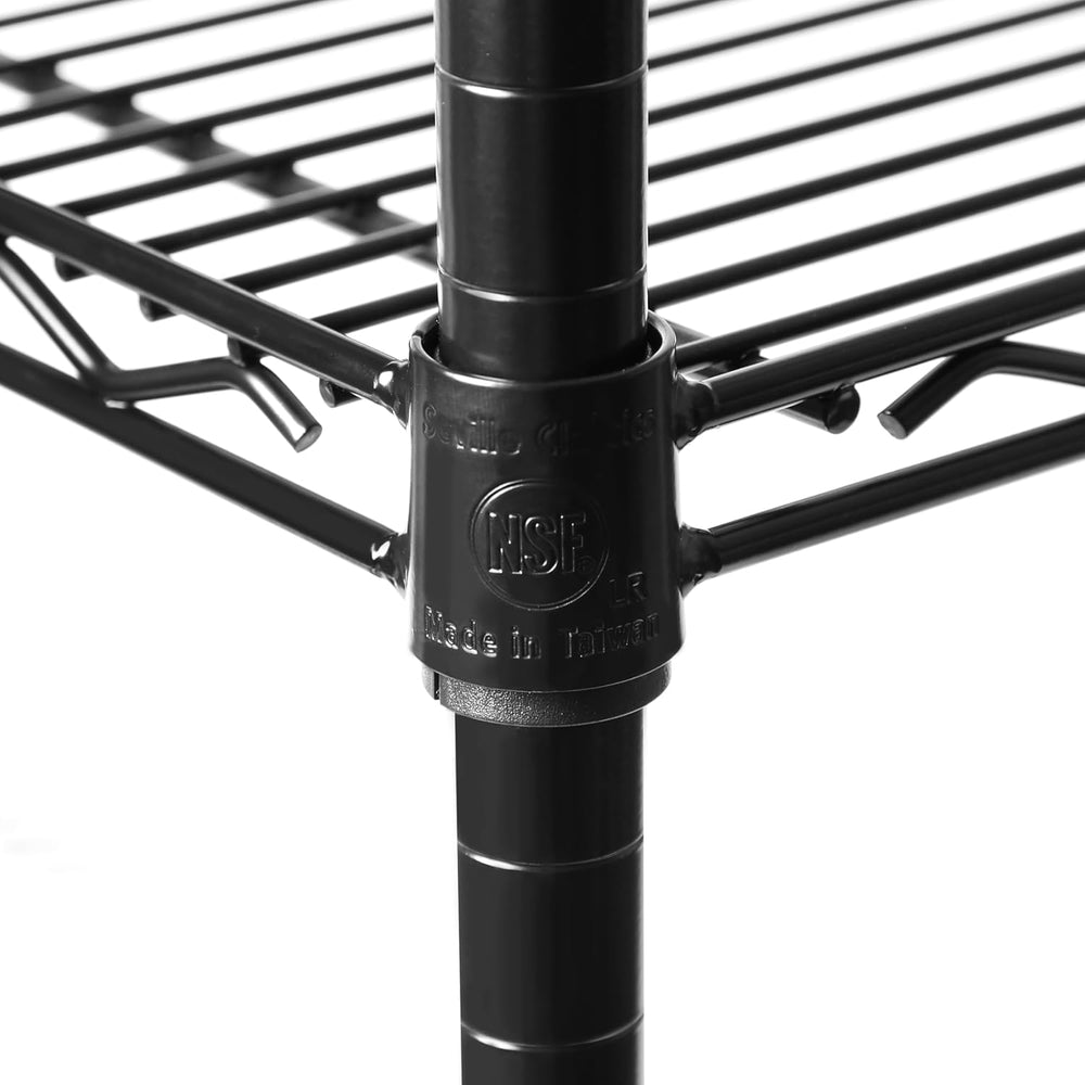 UltraDurable 5-Tier NSF Wire Shelving Unit, 24"W x 18"D x 75"H...
