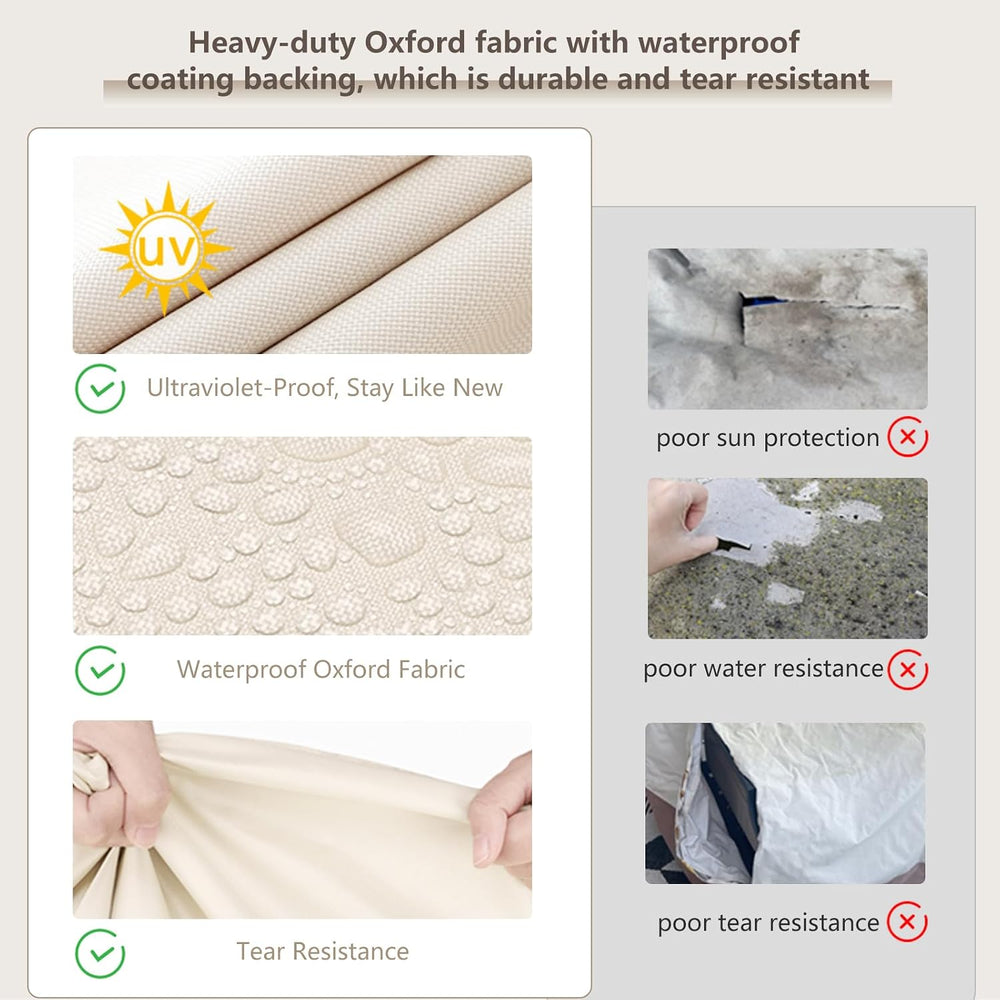Patio Furniture Covers Waterproof 4 Piece, Large