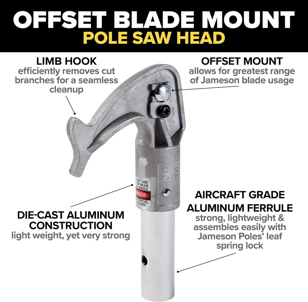 Jameson PS-3FPS1 Tri-Cut Pole Saw Head Kit, 13-Inch Barracuda Blade, Converts...