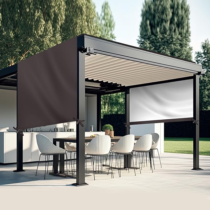 Universal Pergola Replacement Canopy Outdoor Canopy Shade Cover Waterproof Sh...