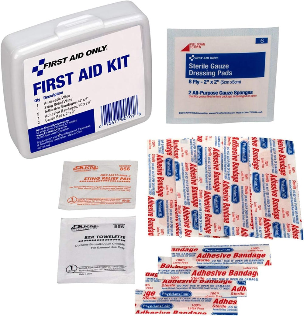 First Aid Only PhysiciansCare On-The-Go Emergency First Aid Kit for Home, Wor...