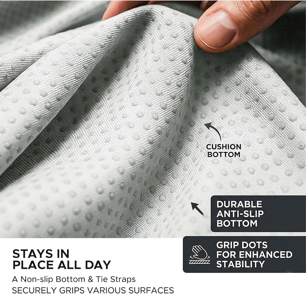 41-inch Outdoor Foam Bench Cushion with Ties