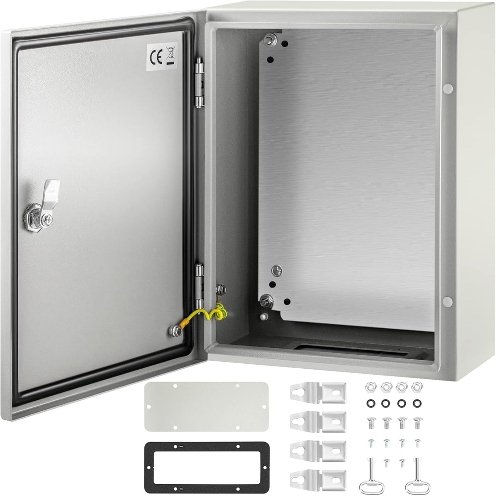 VEVOR Electrical Enclosure Box, 16'' ×12'' ×6'', Carb...