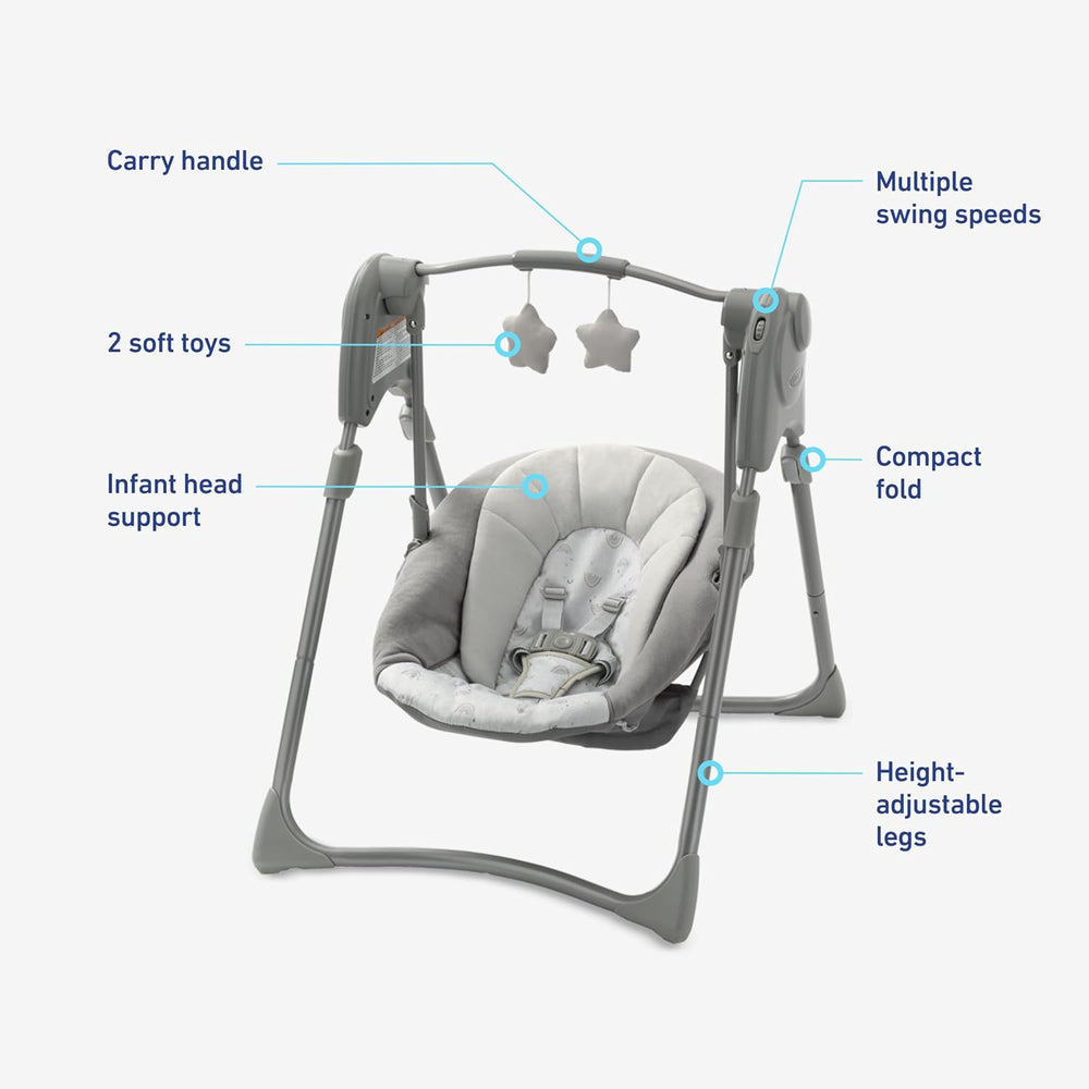 Graco Slim Spaces Swing, Reign
