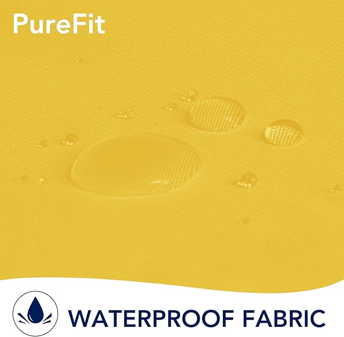 PureFit Outdoor Curtains for Patio Waterproof Weatherproof, UV Resistant Outs...
