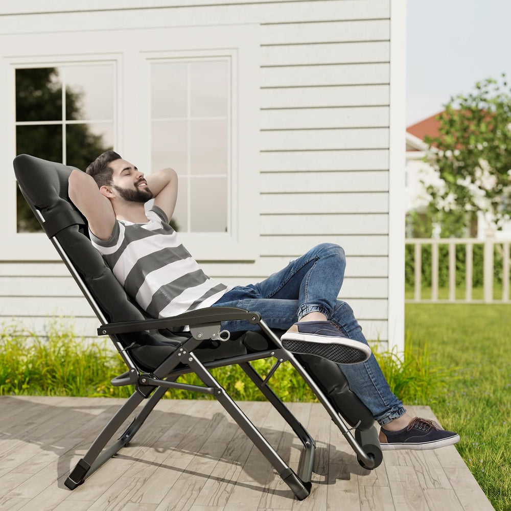UDPATIO Oversized Zero Gravity Chair Patio Reclining Chairs with Cushion