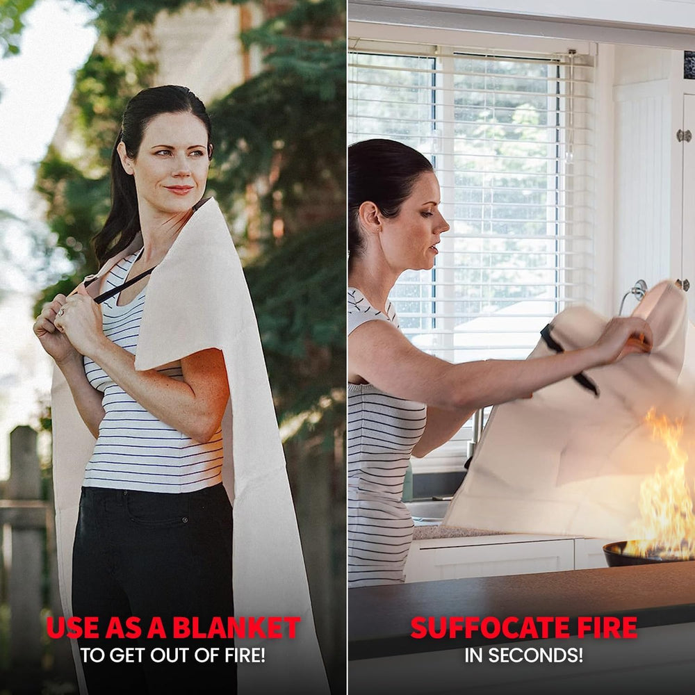 Prepared Hero Emergency Fire Blanket XL, Kitchen & Home, 47 x 71 in, 1 Pack