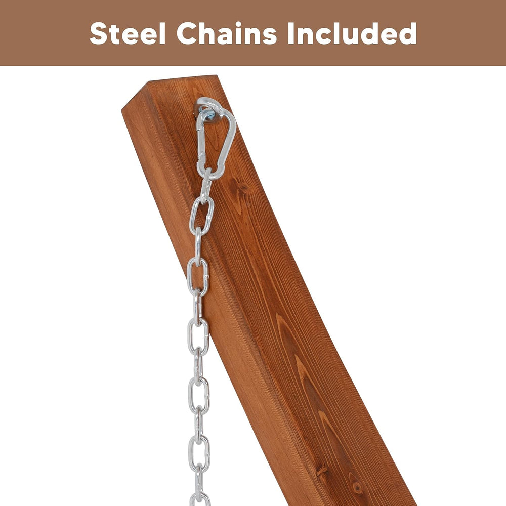 13.5 ft Wooden Hammock Stand Only, 475 lbs Capacity