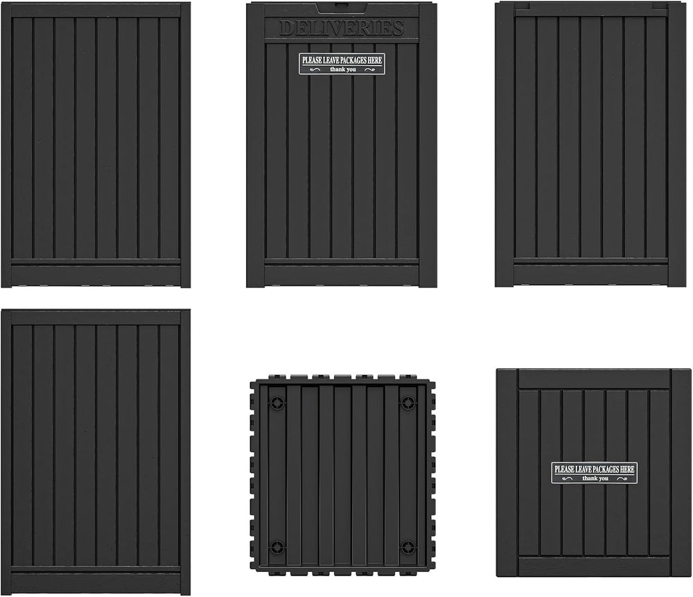 LHBGO Package Delivery Box for Outside, 48 Gallon Storage with Lockable Secur...