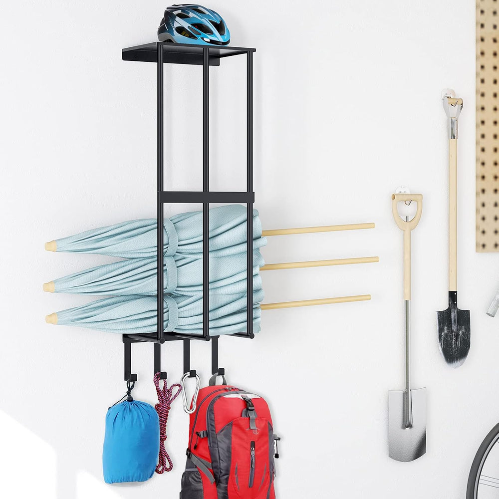 Camping Chair Wall Storage for Garage, Metal Camping Chair Storage Rack Wall ...