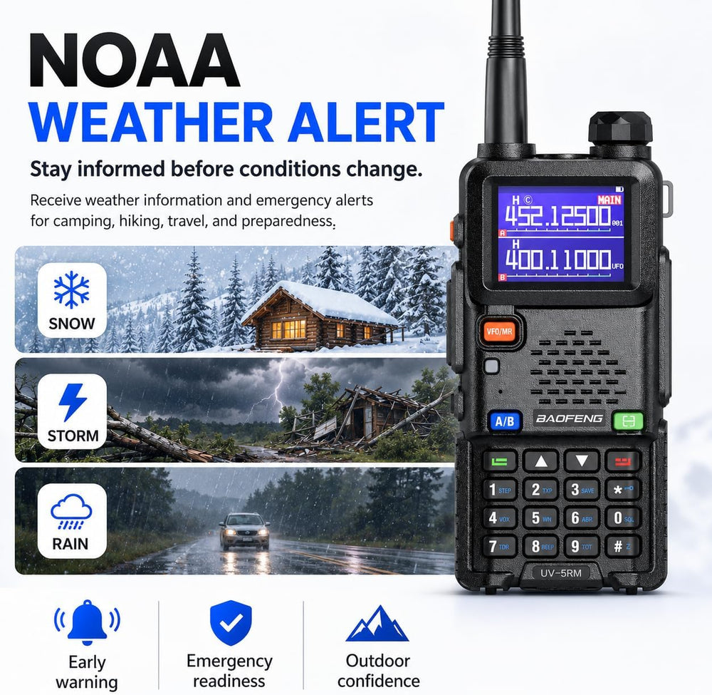 BAOFENG Radio UV-5RM 10W Ham Radio Handheld,UV5R Long Range Walkie Talkie