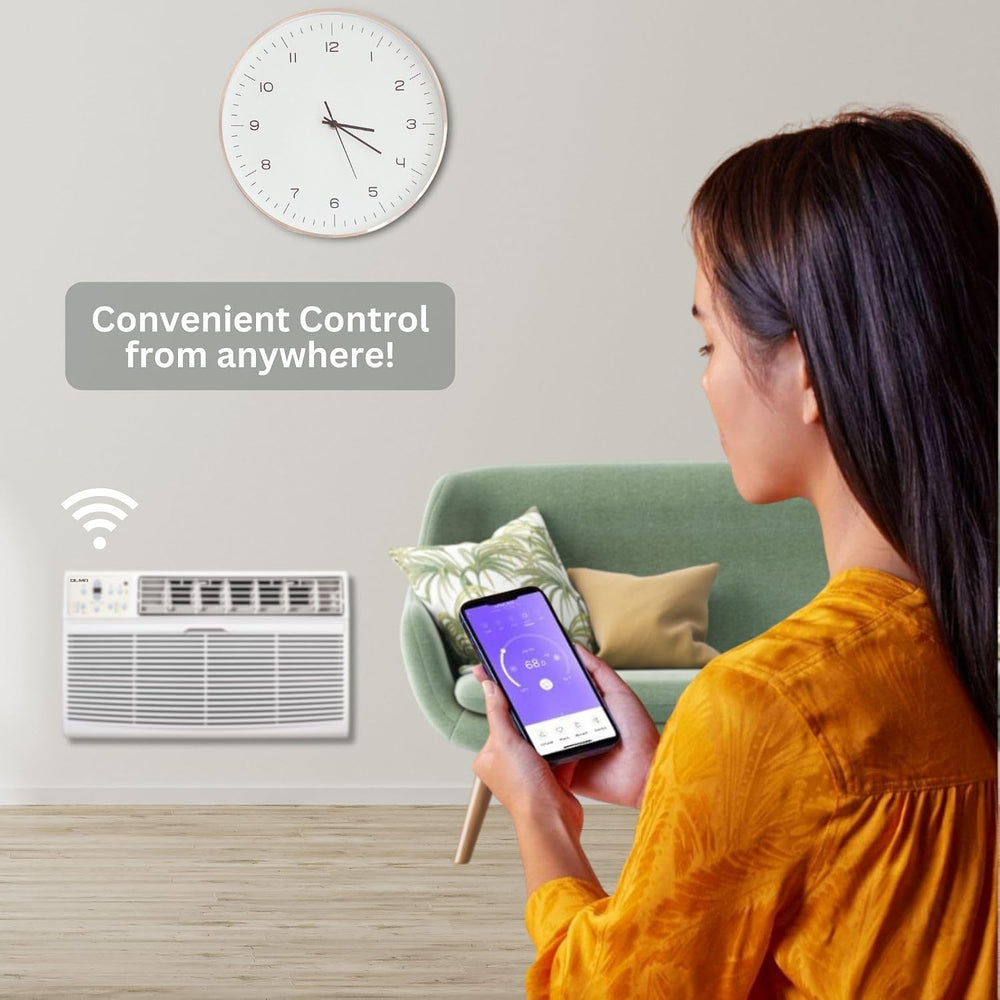 OLMO 8,000 btu 115V Through-the-Wall Air Conditioner with Remote Control and ...