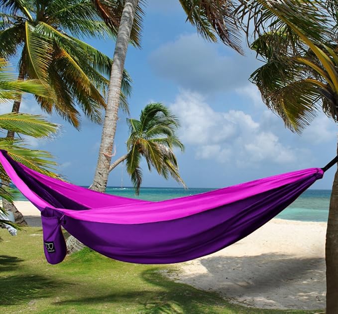 Gold Armour Camping Hammock - XL Double Hammock Portable Hammock Camping Acce...