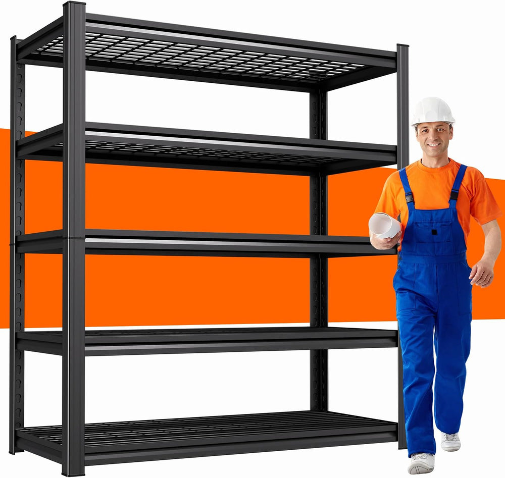 Garage shelving,Adjustable Storage Shelves,Wire 78''H*45.6''W...