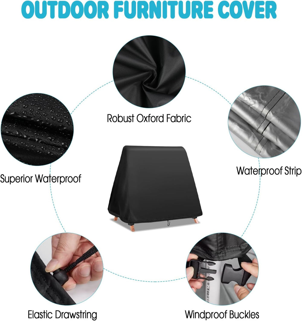 Swing Cover Waterproof 72in for A Frame Patio Porch Swings