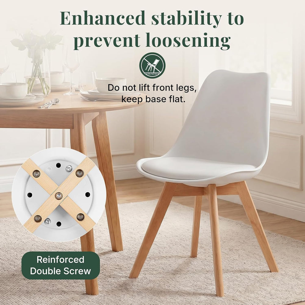 42in Round Dining Table Set for 4, Kitchen Table with Chairs
