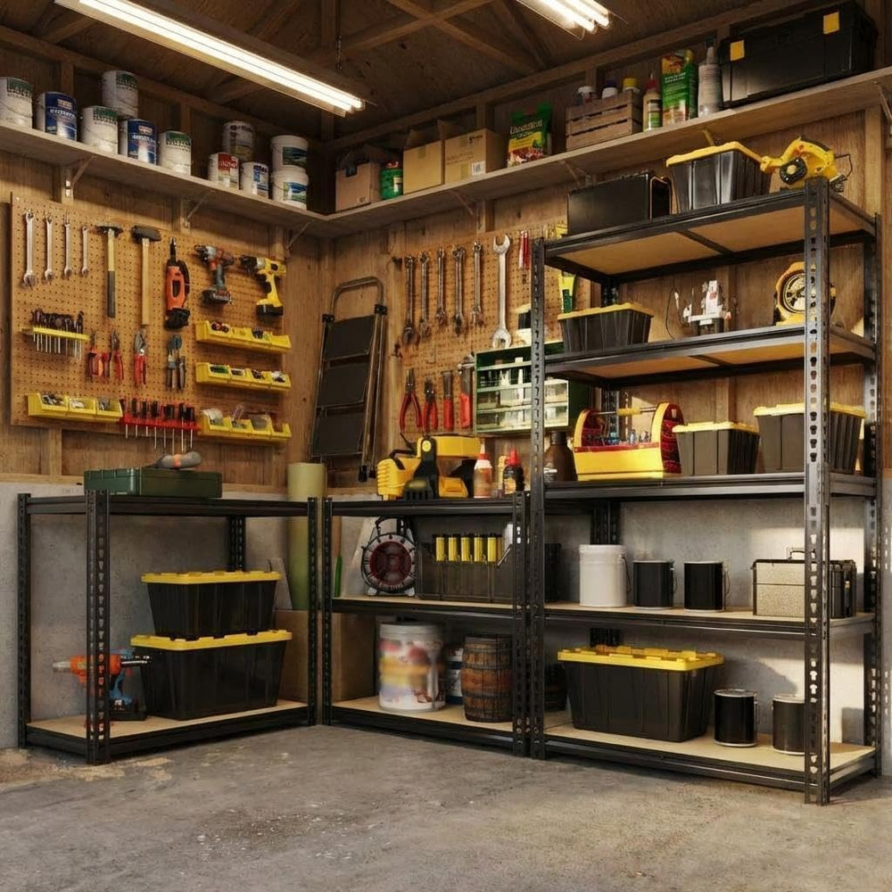 Garvee 5 Tier Heavy Duty Garage Storage Shelves, 48" W x 24" D x 72...