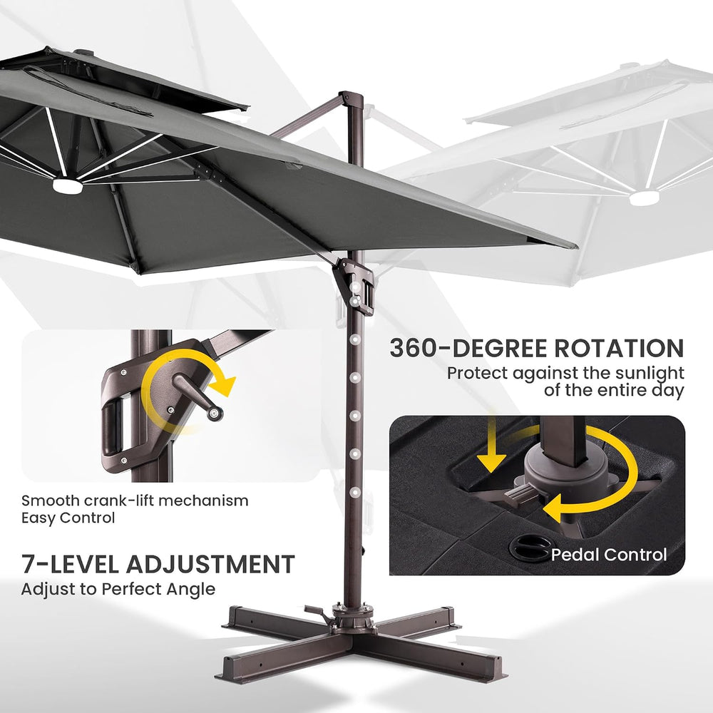 Outdoor Cantilever Patio Umbrella